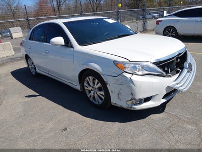 2012 Toyota Avalon 3.5 white Lot 111044837586 Vin 4T1BK3DB1CU446747