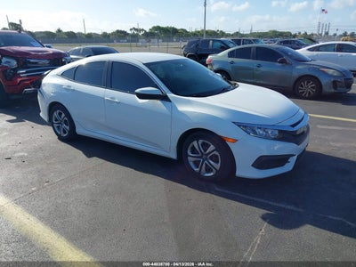 2016 Honda Civic 2.0 Lx white Lot 111044838780 Vin 19XFC2F50GE018435