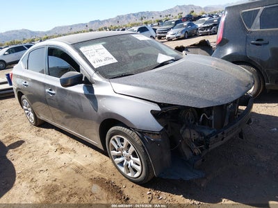 2019 Nissan Sentra 1.8 Grey Lot 111044839491 Vin 3N1AB7AP4KY340959