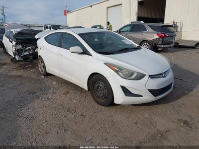 2015 Hyundai Elantra 1.8 Se white Lot 111044839765 Vin 5NPDH4AE8FH652033