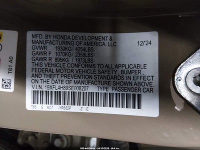 2025 HONDA CIVIC HYBRID 9