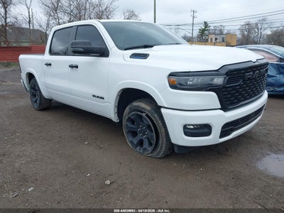 2025 Ram 1500 3.6 Big Horn 4x4 5'7 Box White Lot 111044839993 Vin 1C6RRFFG1SN576102