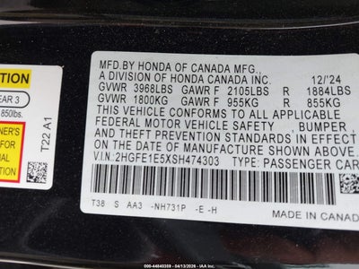 HONDA CIVIC SI