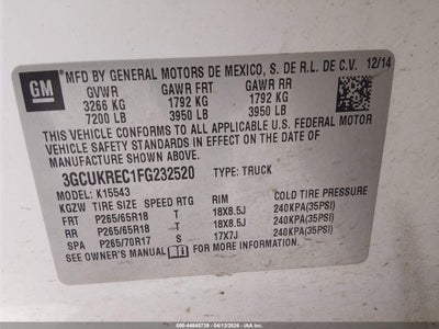 CHEVROLET SILVERADO 1500