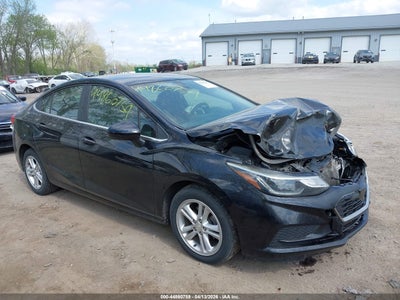 2017 Chevrolet Cruze 1.4 Lt Auto Black Lot 111044860759 Vin 1G1BE5SM5H7162029