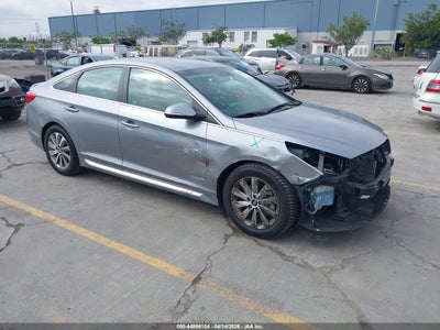 2017 Hyundai Sonata 2.4 Sport grey Lot 111044866154 Vin 5NPE34AF2HH480368