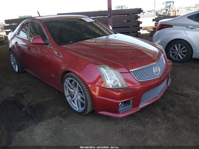 2011 Cadillac Cts-v 6.2 Cts-V red Lot 111044870010 Vin 1G6DV5EP1B0131837