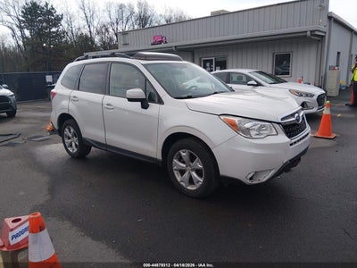 2014 Subaru Forester 2.5 2.5I Premium white Lot 111044879312 Vin JF2SJAGC4EH523043