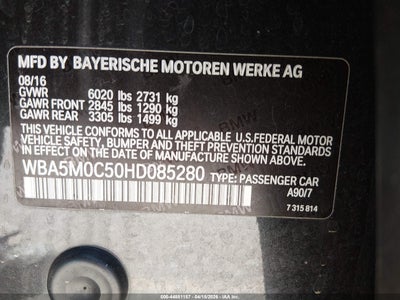 BMW 550I GRAN TURISMO