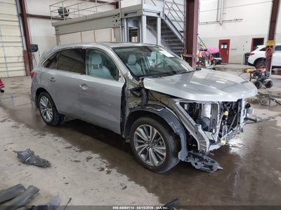 2017 Acura Mdx 3.5 Technology Package Silver Lot 111044884114 Vin 5FRYD4H50HB020453