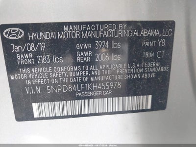 2019 HYUNDAI ELANTRA 9