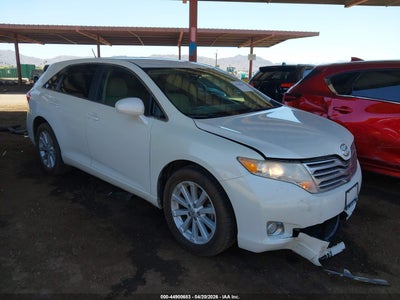 2011 Toyota Venza 2.7 white Lot 111044900683 Vin 4T3ZA3BB4BU042836