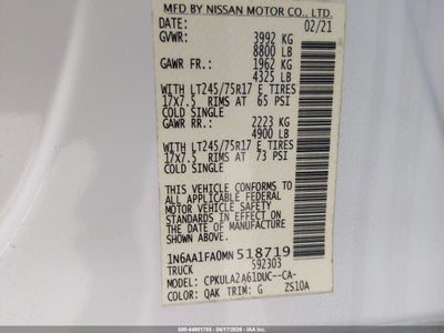 NISSAN TITAN XD