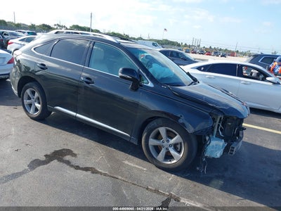 2012 Lexus Rx 3.5 Rx 350 Black Lot 111044909060 Vin 2T2BK1BA6CC135570