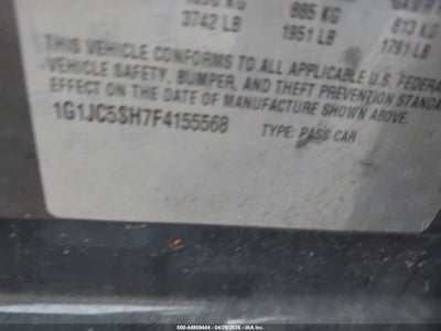 CHEVROLET SONIC