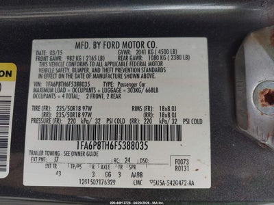 FORD MUSTANG