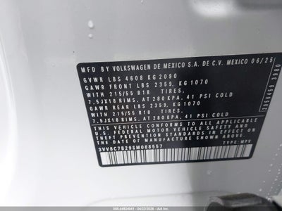 2025 VOLKSWAGEN TAOS 9