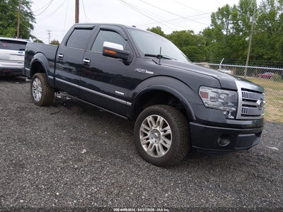 2012 Ford F-150 3.5 Platinum black Lot 111044963624 Vin 1FTFW1CT1CFB50530