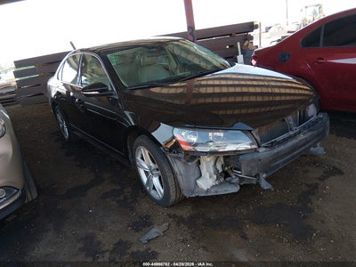 2012 Volkswagen Passat 2.0 2.0l Tdi Sel Premium Black Lot 111044966762 Vin 1VWCN7A36CC003341