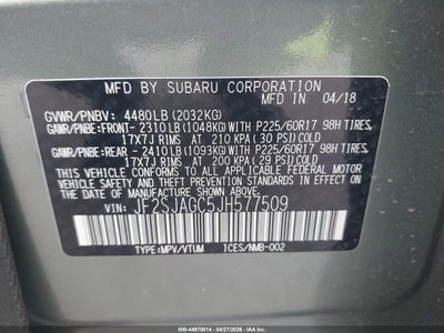 2018 SUBARU FORESTER 9