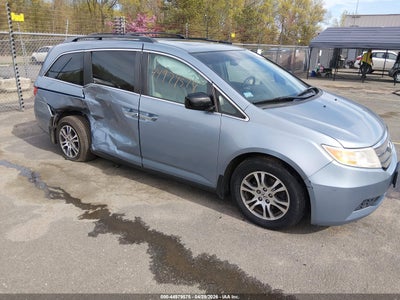 2012 Honda Odyssey 3.5 Ex-L blue Lot 111044979578 Vin 5FNRL5H64CB047266