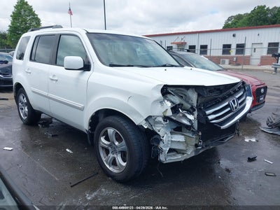 2012 Honda Pilot 3.5 Ex-L white Lot 111044988123 Vin 5FNYF3H67CB012924