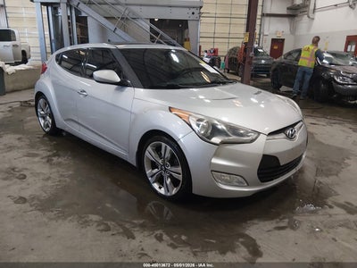 KMHTC6AD0CU079462 2012 Hyundai Veloster 1.6 Base W/black Silver
