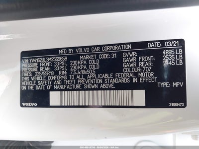 2021 VOLVO XC40 9
