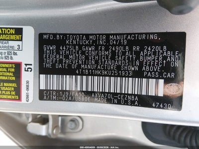TOYOTA CAMRY