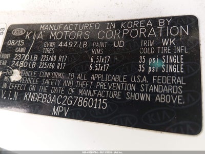 2016 KIA SPORTAGE 9