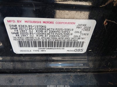 MITSUBISHI OUTLANDER SPORT