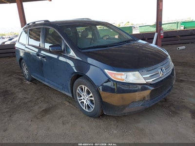 5FNRL5H60CB079079 2012 Honda Odyssey 3.5 Ex-L black