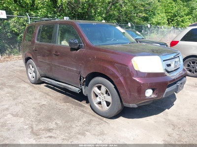 5FNYF38569B017628 2009 Honda Pilot 3.5 Ex-L brown