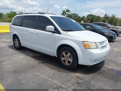 2010 Dodge Grand caravan 3.8 Grand Sxt white Lot 111045106465 Vin 2D4RN5D11AR317644