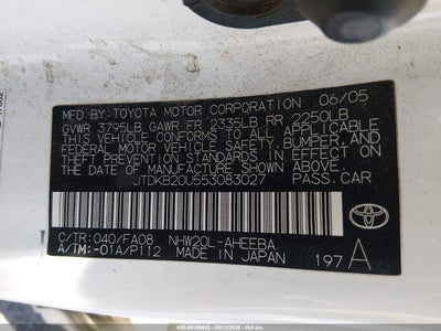 2005 TOYOTA PRIUS