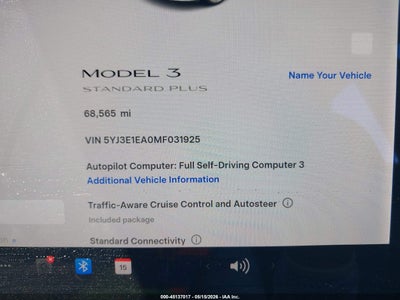2021 TESLA MODEL 3 15