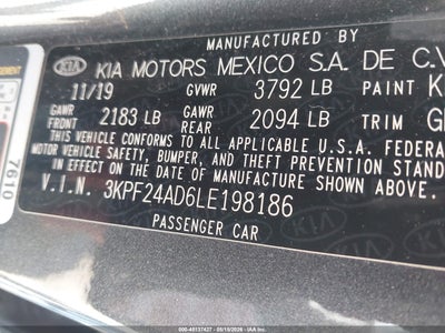 2020 KIA FORTE 9
