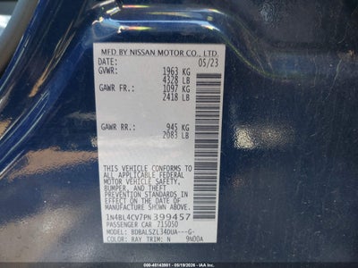 2023 NISSAN ALTIMA 9