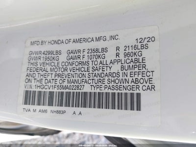 2021 HONDA ACCORD 9