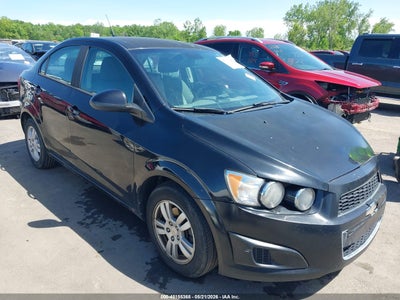 2012 Chevrolet SONIC 1.8 2ls Black Lot 111045155368 Vin 1G1JA5SH1C4146804