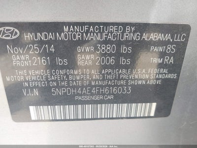 2015 HYUNDAI ELANTRA 9