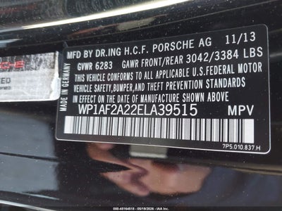2014 PORSCHE CAYENNE 9