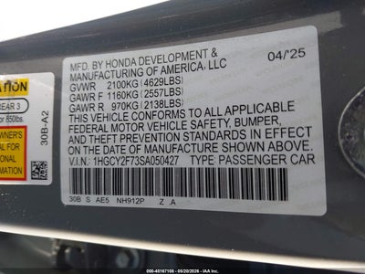 HONDA ACCORD HYBRID