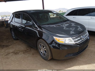 2011 Honda Odyssey 3.5 Ex black Lot 111045170851 Vin 5FNRL5H44BB006455