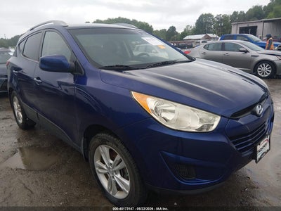 KM8JUCACXBU301742 2011 Hyundai Tucson 2.4 Gls blue