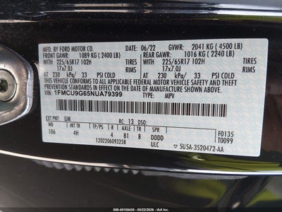 2022 FORD ESCAPE 9