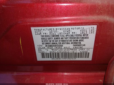 2022 NISSAN SENTRA 9