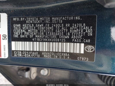 TOYOTA CAMRY HYBRID