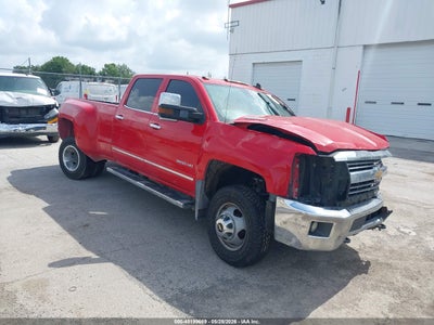 2015 Chevrolet Silverado 3500Hd Ltz red Lot 111045199669 Vin 1GC4K0E83FF551345
