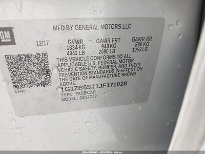 2018 CHEVROLET MALIBU 9